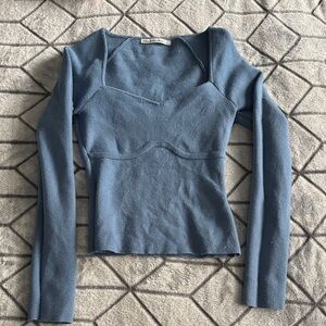 Abercrombie & Fitch Slate Blue Pullover